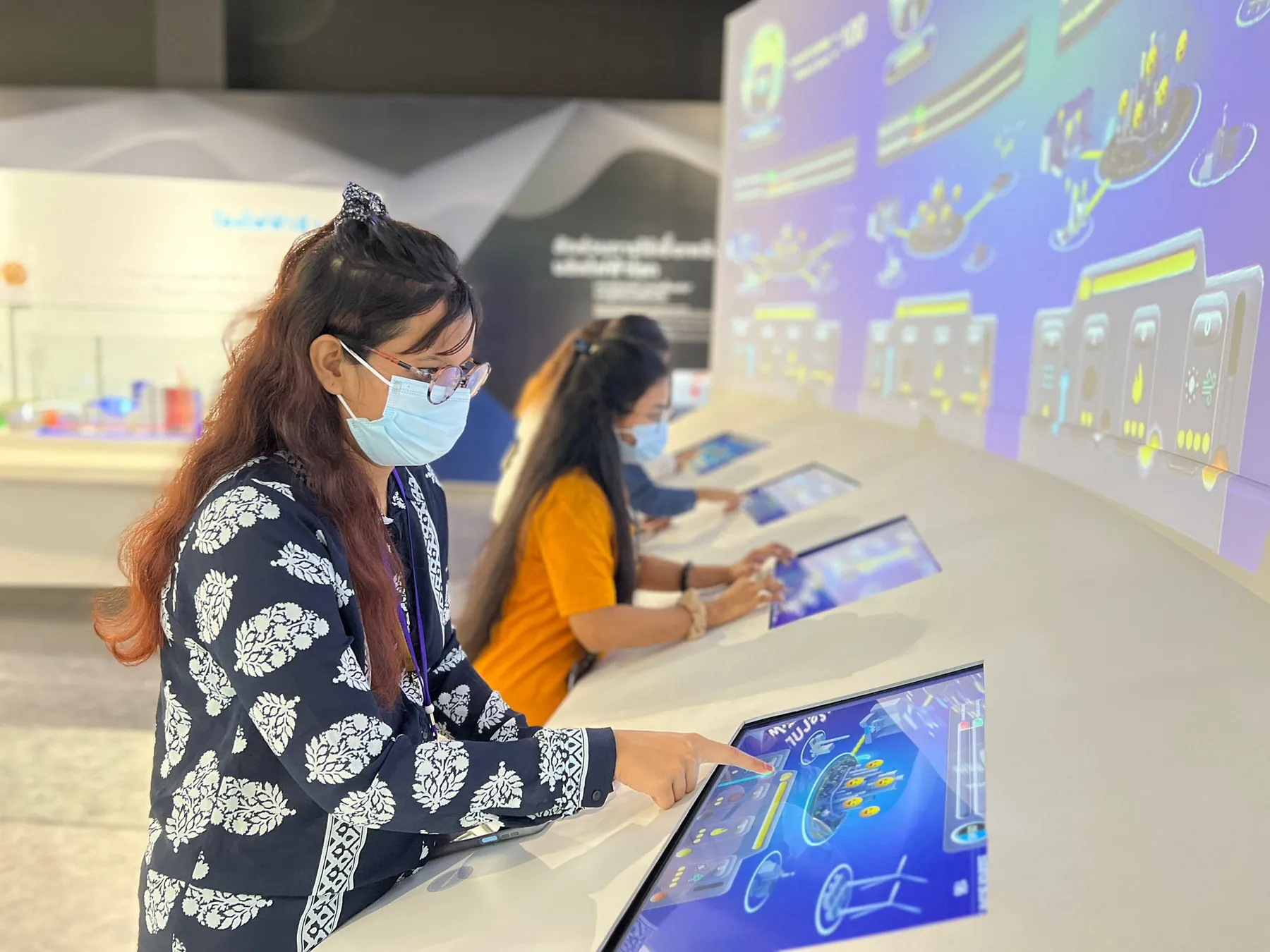 Interactive energy exhibits at the EGAT Learning Center, Thailand